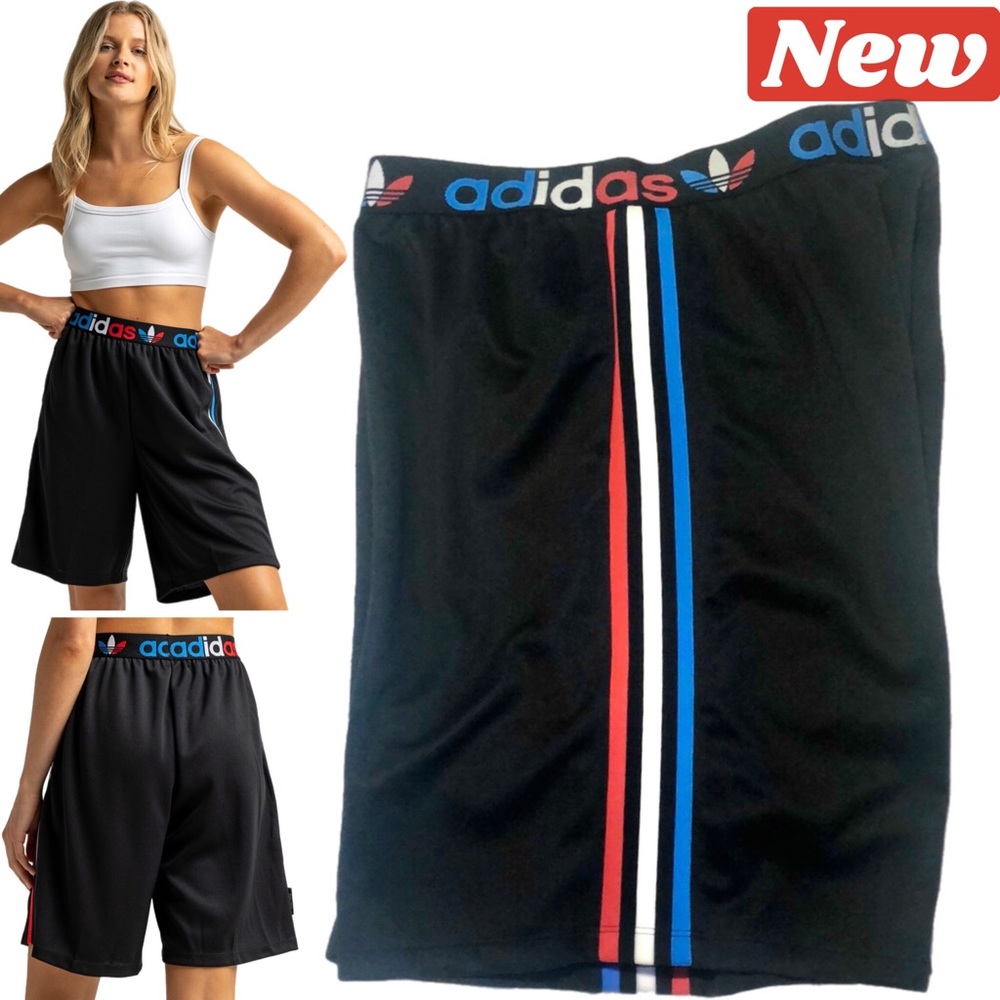 🆕 Adidas Originals PrimeBlue red white & blue shorts♻️